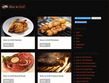 Tablet Screenshot of howtogrill.org